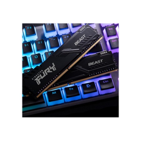 Kingston FURY Beast DDR4 SDRAM 16GB kit CL16 Ikke-ECC DIMM 288-PIN